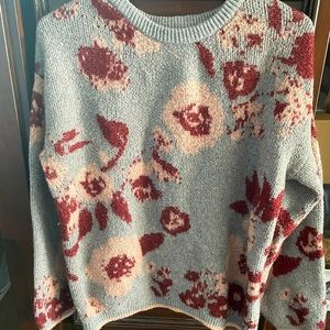 Floral sweater